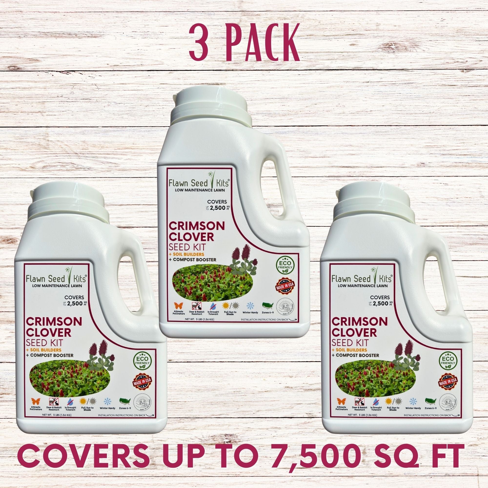 Crimson Clover Easy Spread Shaker