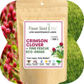 Crimson Clover + Mow Less Grass Seed