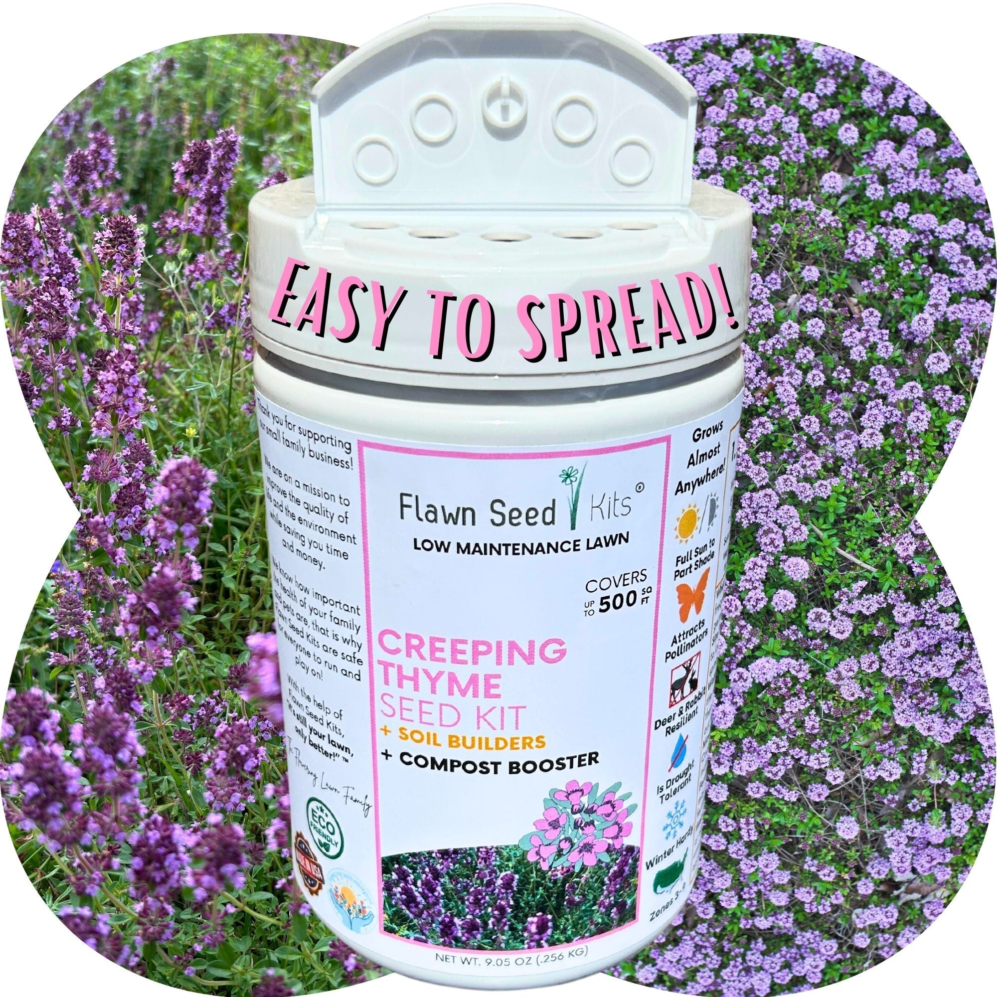 Creeping Thyme Easy Spread Shaker