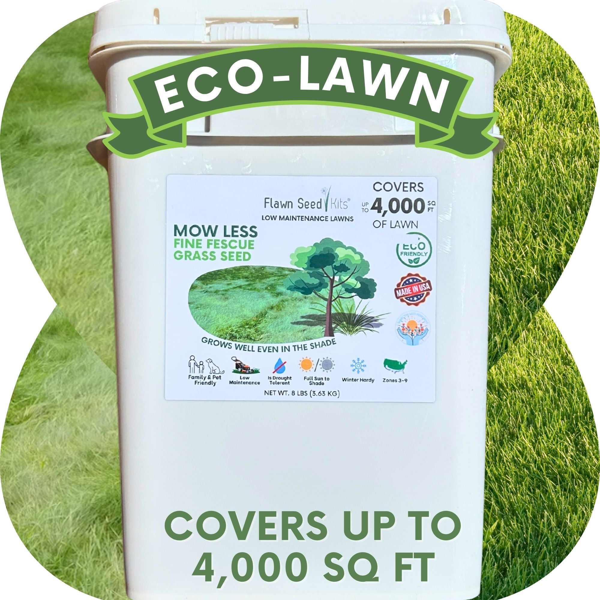 Premium Mow Less Grass Seed