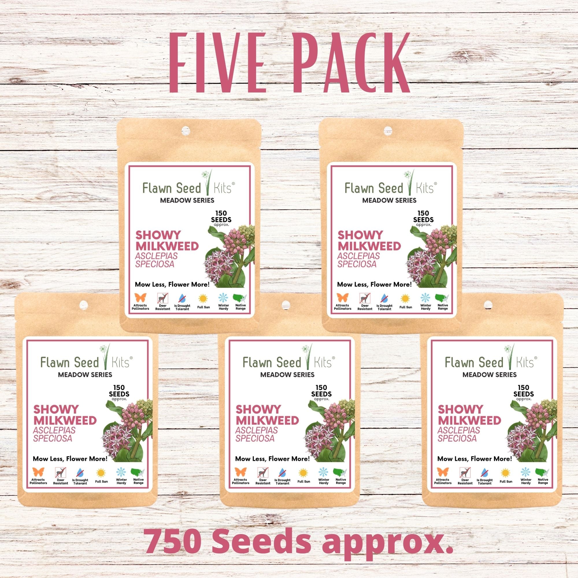 Showy Milkweed Seed Pouch