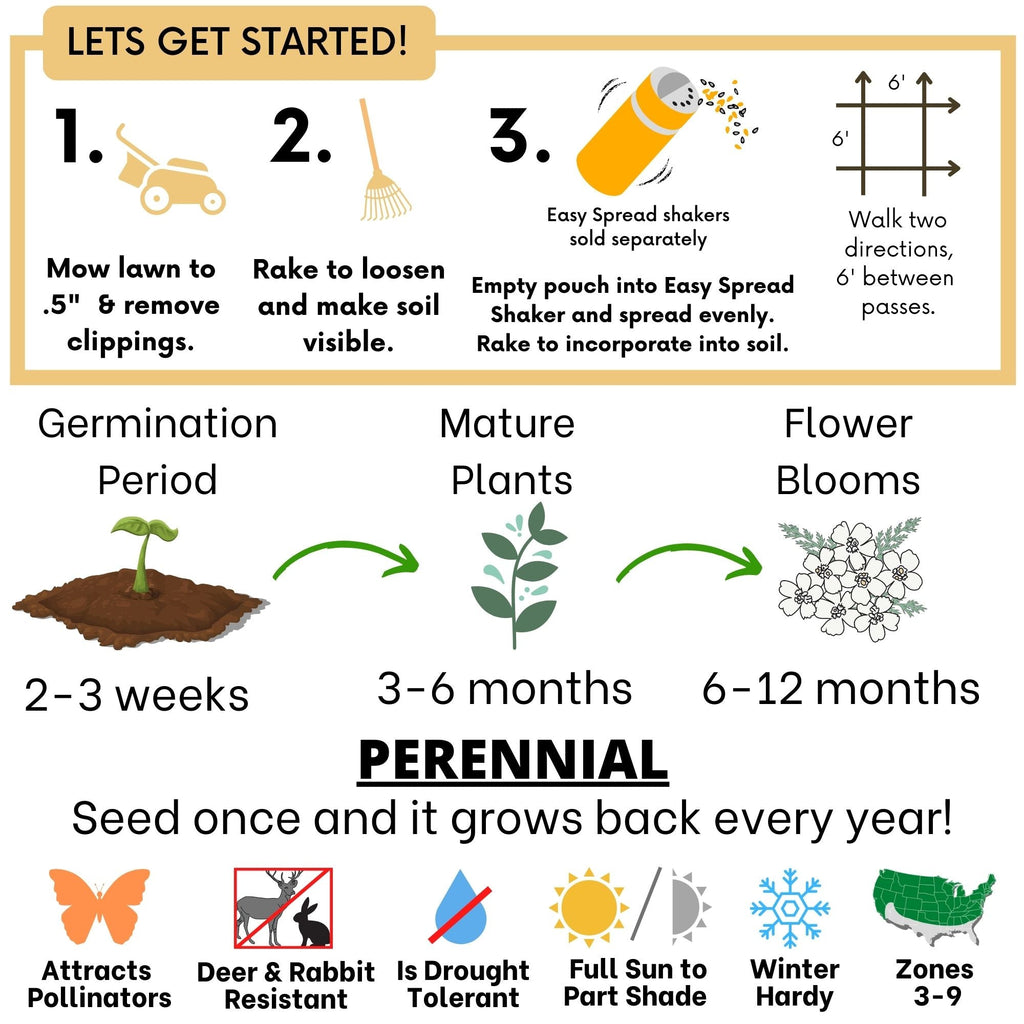 White Yarrow Seed Pouch