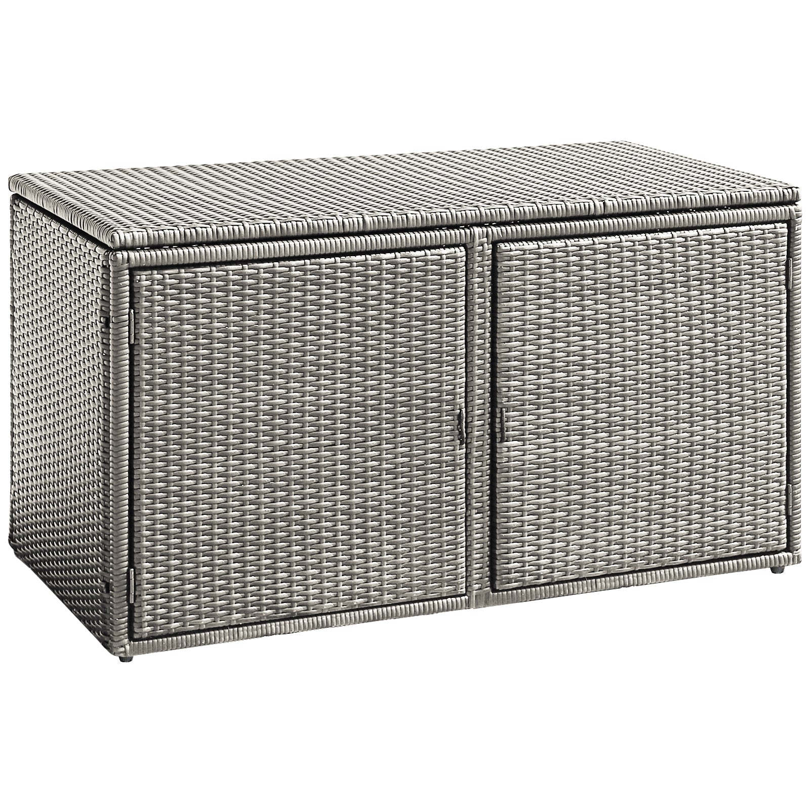 88 Gallon Garden Patio Rattan Storage Container Box